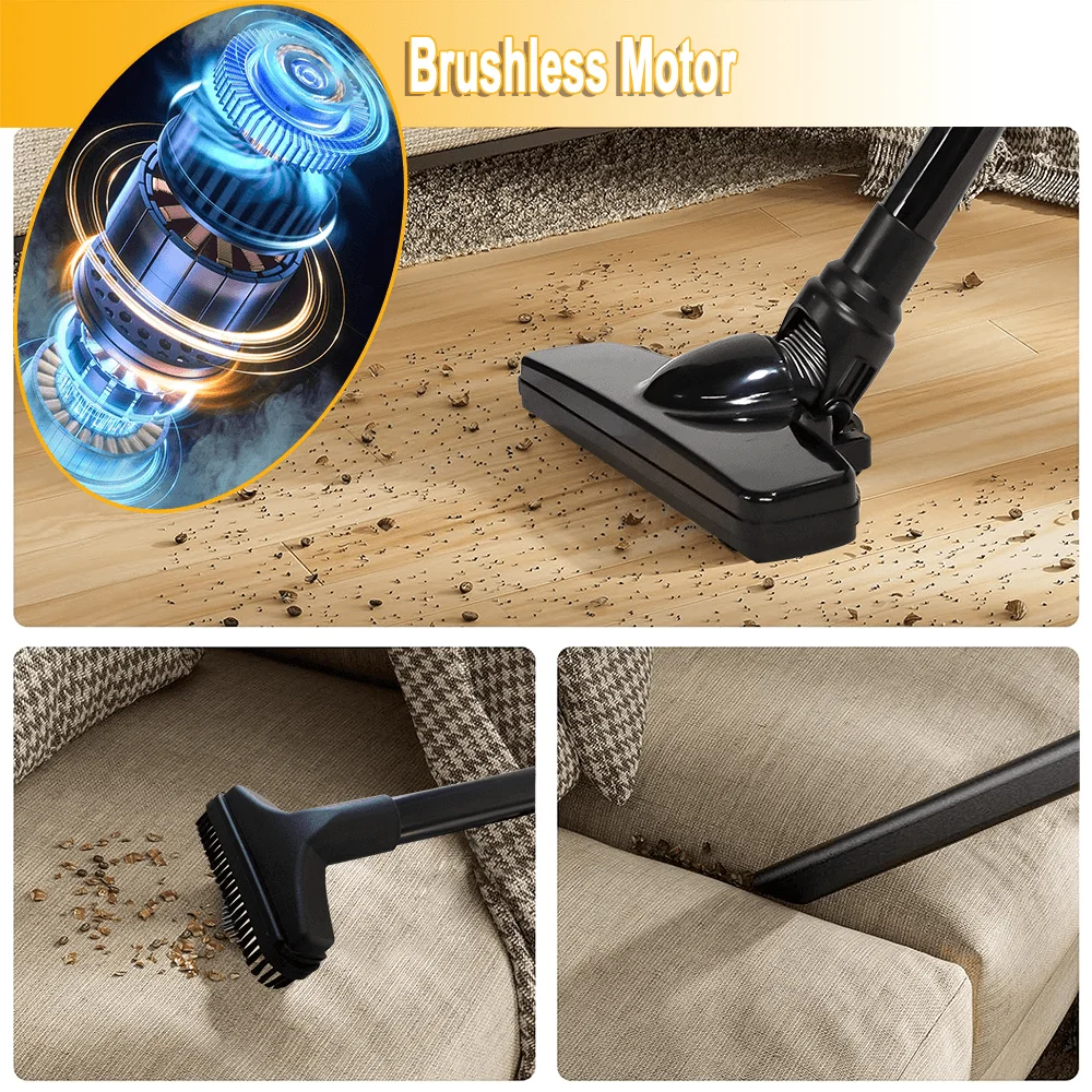 PATUOPRO Brushless Electric Vacuum Cleaner Cordless Dust Collector Rechargeable Home Cleaning Power Tool For Makita 18V Battery - view 6