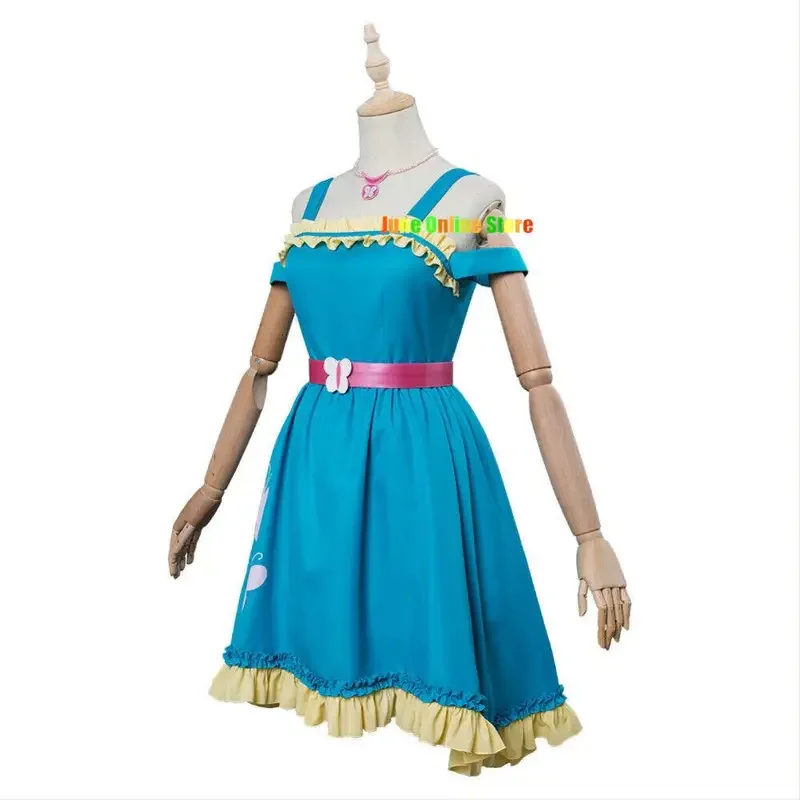 أنيمي المهر الصغير فستان الأميرة ، زي تأثيري الكرتون ، تنورة الأميرة الجميلة ، زي الهالوين ، حفلة عيد الميلاد ، أزياء موحدة
