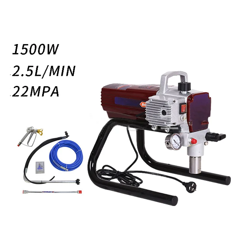 airless spray paint machine piston pump painting sprayer electric paint equipment spraying machine