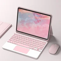 Funda con Teclado Bluetooth para iPad Air 11 Pulgadas 2024, Funda con Teclado Mágico para el Nuevo iPad Air 11 2025