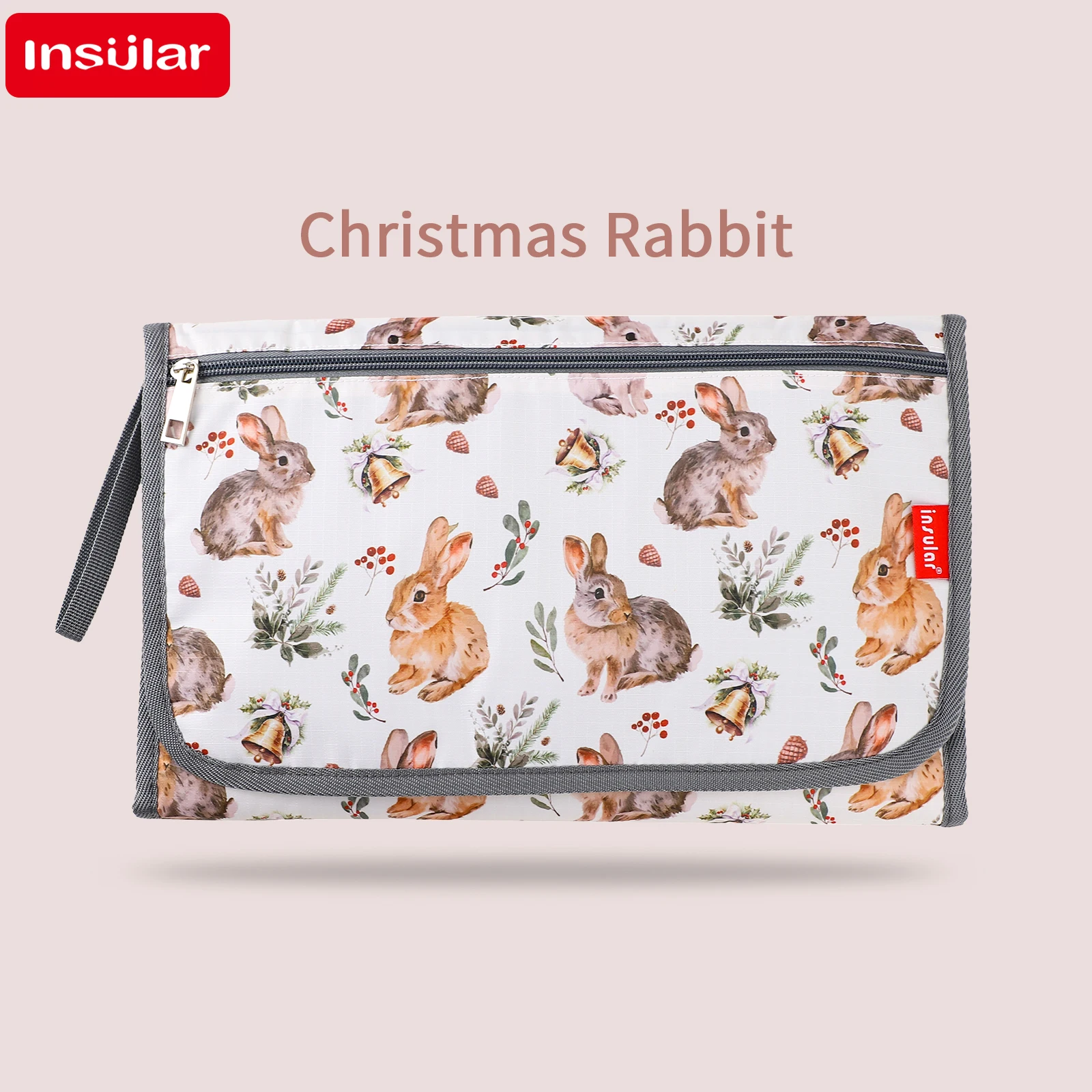 INSULAR الطفل الحفاض تغيير وسادة أكياس تخزين قابلة للطي مقاوم للماء الاطفال قابل للغسل فراش منتجات رعاية الأم والرضع