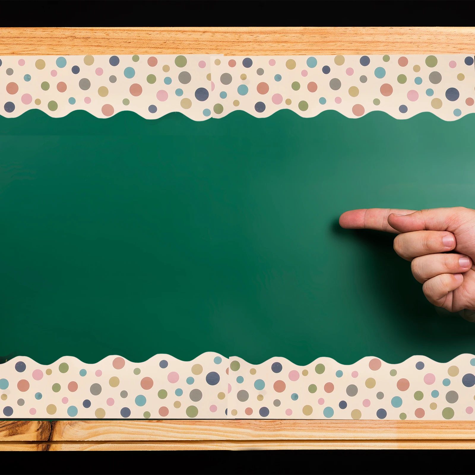 

5 Rolls Bulletin Board Borders Stickers Waterproof Paper Trim for Classroom Bulletin Board Decor and Decorations