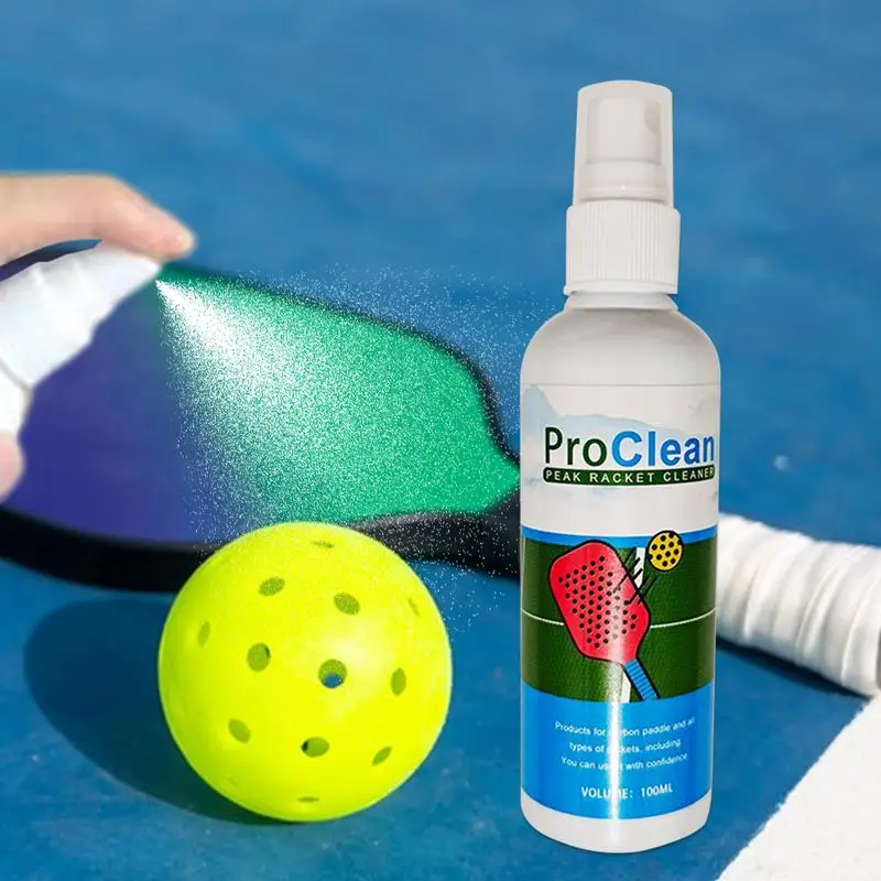 Nettoyant pour raquettes de ping-pong, solution pour livres de raquette, spray pour batte de tennis de table, nettoyant pour raquettes, 100ml pour boosts