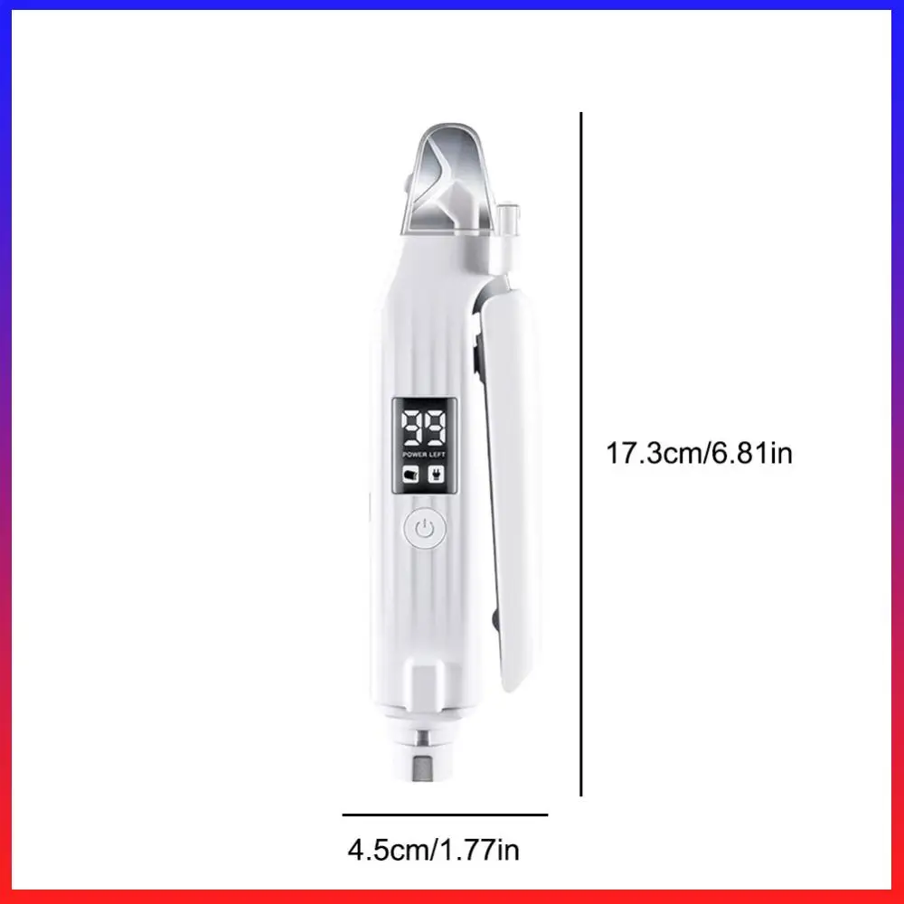 

2 in 1 Electric Dog Nail Grinder and Clipper Rechargeable Pet Nail Trimmer with LED Lights Pet Nail Grinder for Dogs and Cats