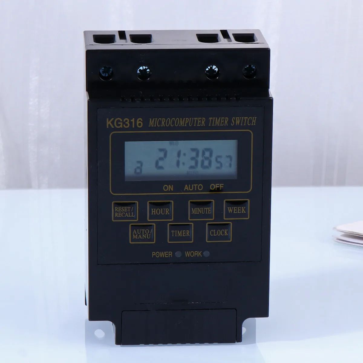 1Pcs 220V 30a Microcomputer Timer Switch Clear Screen Easy to Use Durable Time Control Accessory Microcomputer Timer