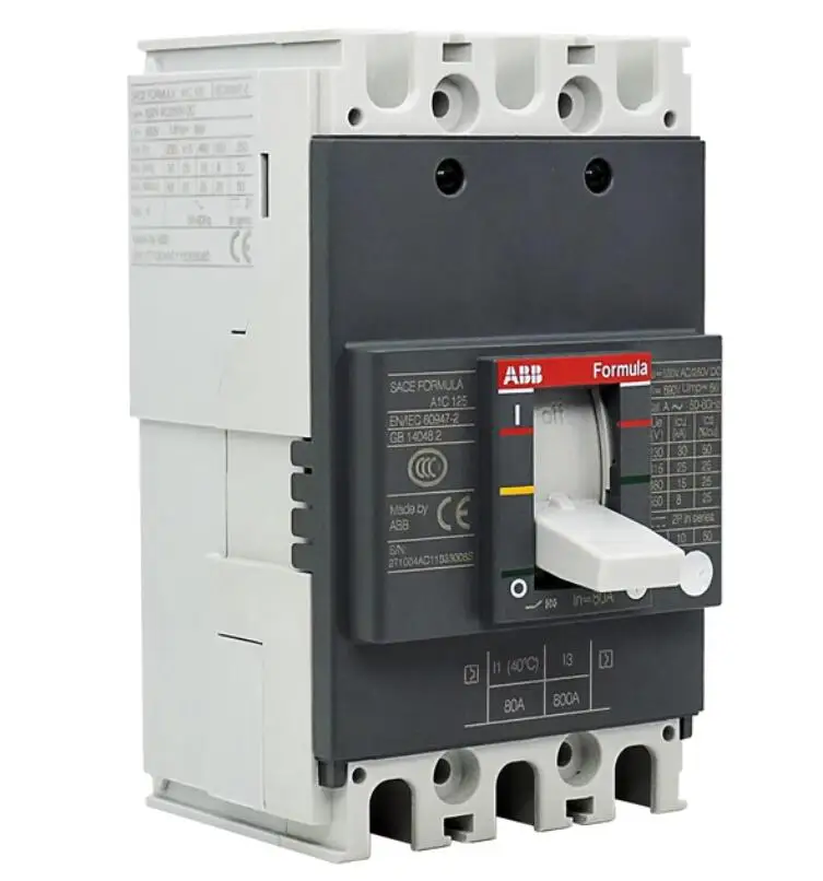 Genuine A1C125 3P three-phase air switch molded case circuit breaker 16A-125A current optional