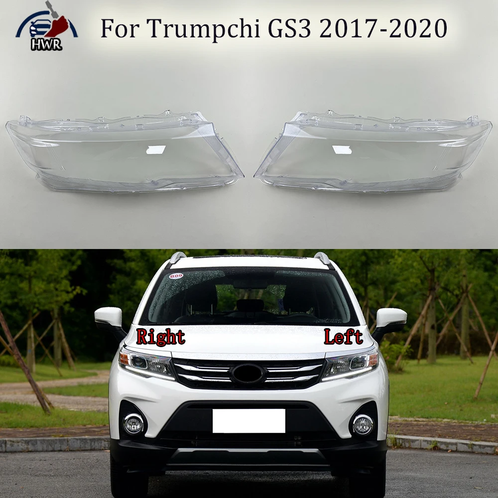 

Car Front Headlight Lens Cover Auto Headlamps Lampcover Transparent Lampshades Lamp Shell For Trumpchi GS3 2017 2018 2019 2020