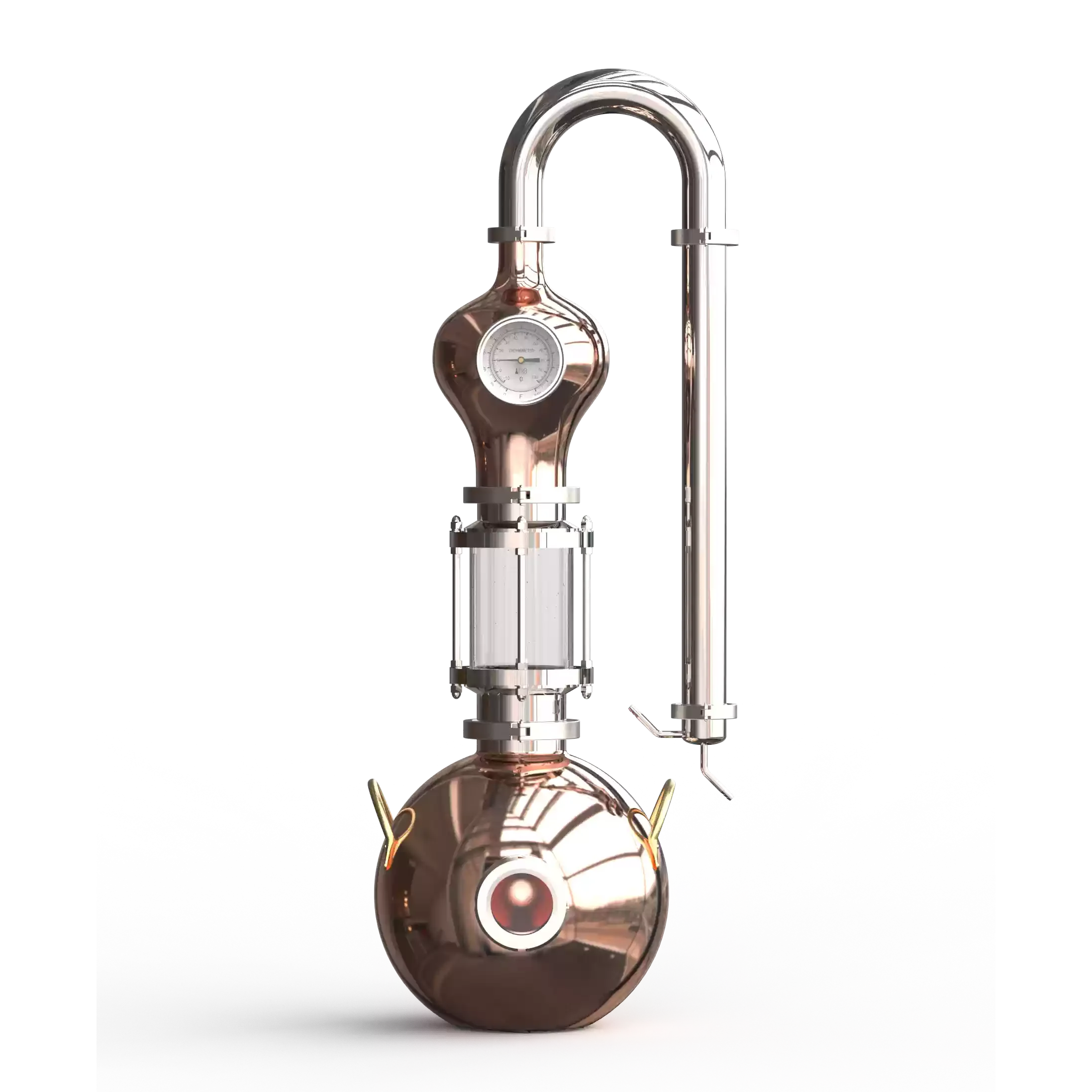 Copper Stainless Steel Distillation Equipment Household Pure Dew Essential Oil Distillation Wine Brewing Distiller Machine