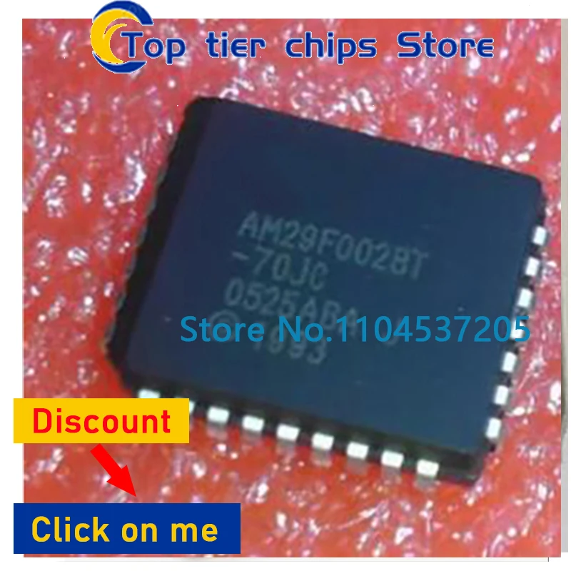 1 pièce/lot AM29F002BT-70JC PLCC32 AM29F002BT-55JF AM29F002NBT-70JC AM29F010-120JI AM29F010-70JC AM29F010-90JC AM29F010-90J