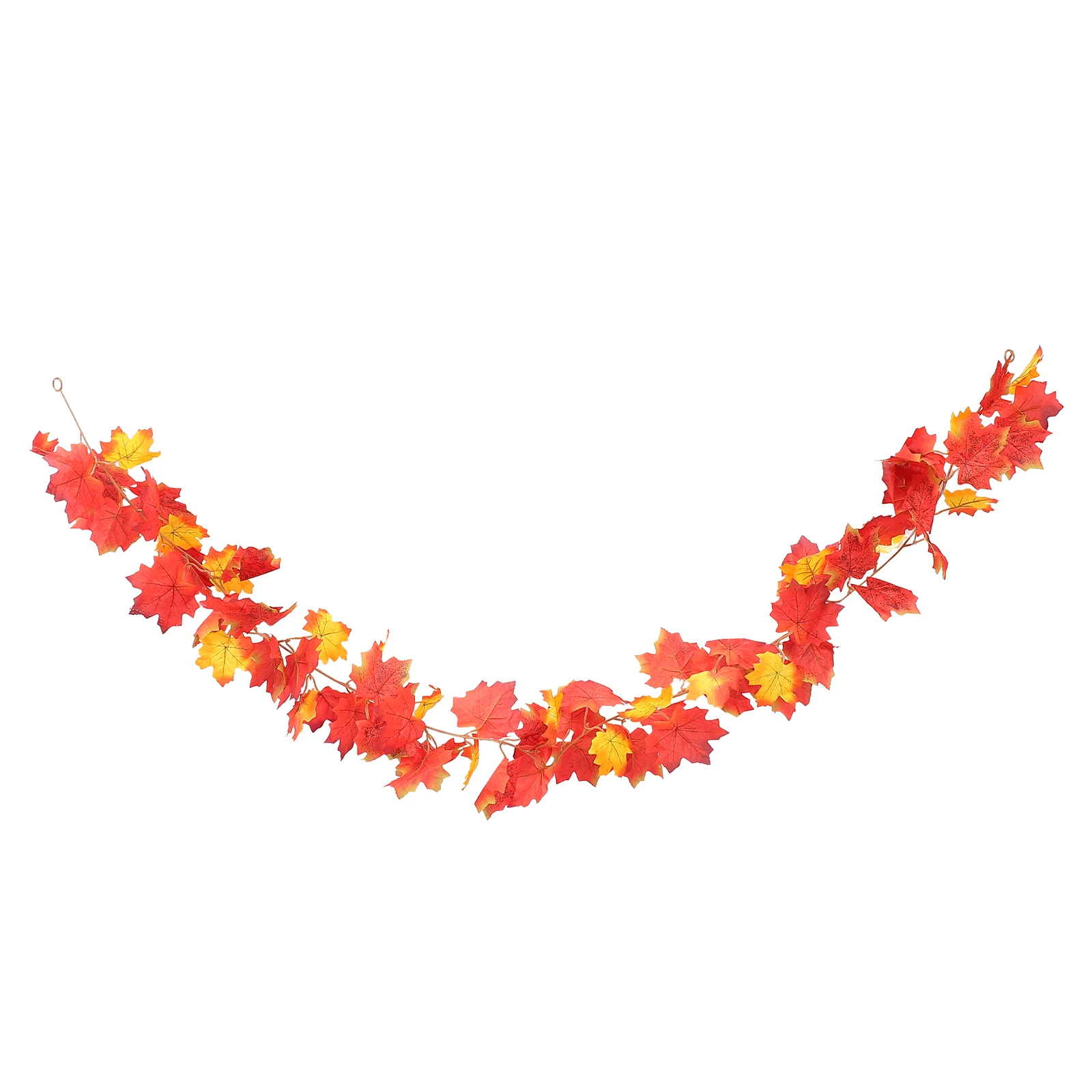 

Simulated Maple Leaf Rattan Artificial Vines Fall Foliage Hanging Party Supplies Decor