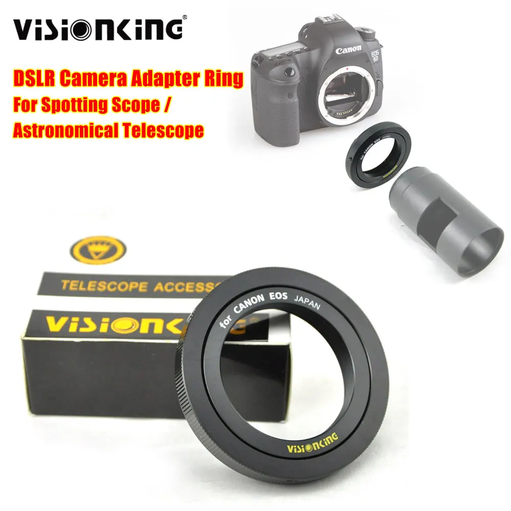 Visionking Good Quality Aluminum DSLR Camera Adapter Ring For Spotting Scope Astronomical Telescope Camera Ring Adapter Rings