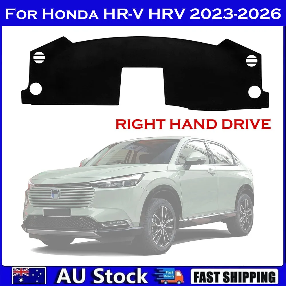 Breathable Suede Dash Mat Custom Fit Honda Hr-V Hrv Dashboard Cover Dash Mat Luxury Dashboard Mat Pad For Sun Exposure Dashboard