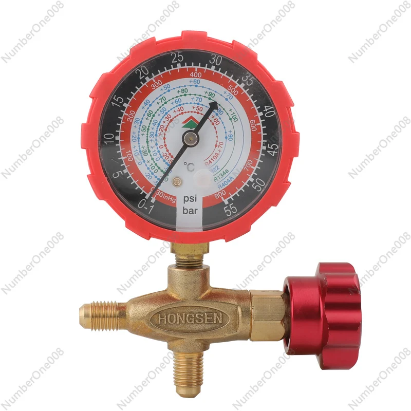 

466NAL Air Conditioning Pressure Gauge Liquid Gauge Meter Valve R410/22/134 Snow Pressure Gauge Fluoride