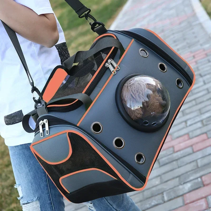 Dog Carrier Bag Pet Outing Portable Cat Dogs Handbag Crossbody Bag Breathable Large Capacity Cats Small Pet Dogs Slings Backpack