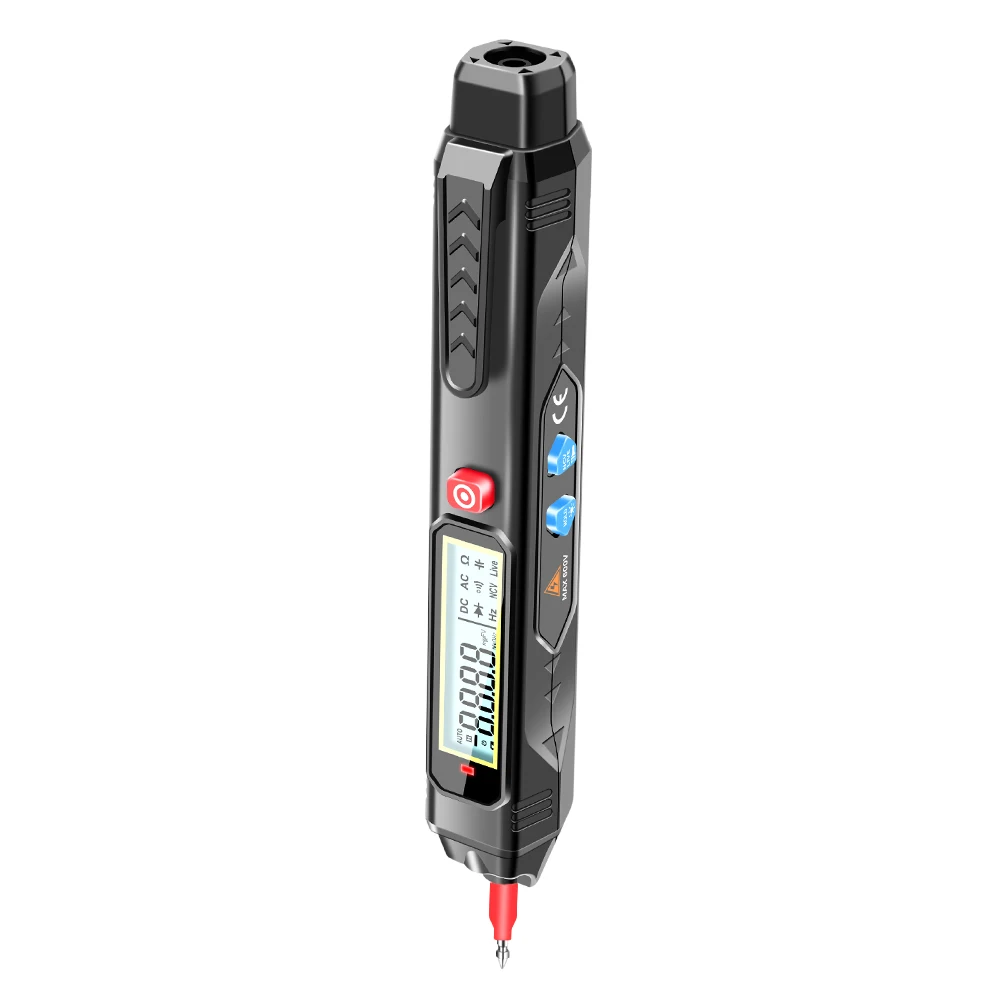 

Pen Style 6000 Counts Auto-ranging Digital Mutlimeter Multi Tester Voltmeter Ohmmeter Voltage Tester with LCD Screen Displaying
