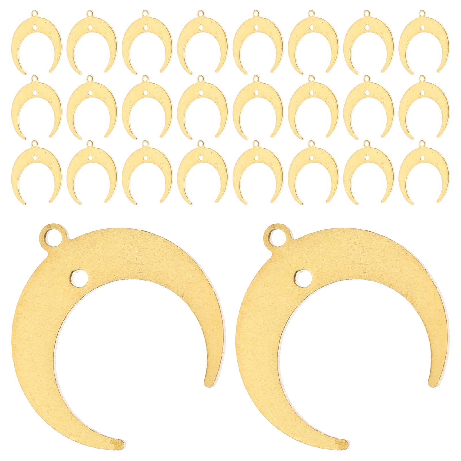 25pcs Shape Jewelry Findings Sturdy DIY Pendant Charms for Bracelets Necklaces Earrings Round Dark