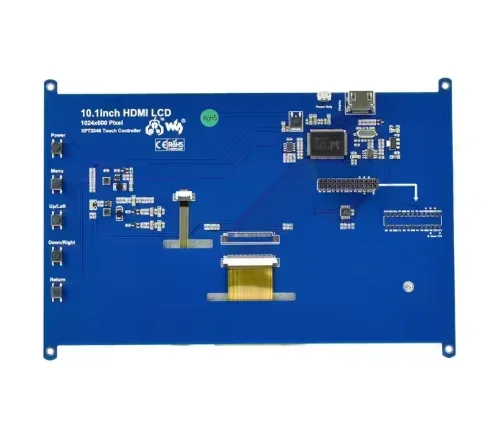 Waveshare Raspberry Pi Display 10.1inch HDM LCD Monitor Resistive Touch Screen 1024*600 Resolution Display Waveshare