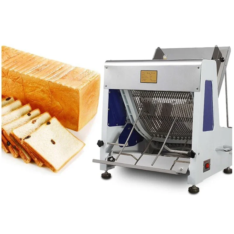 التجارية الفولاذ المقاوم للصدأ القطاعة حقيبة مربعة القطاعة الخبز نخب القطاعة الخبز كعكة متجر معدات المطاعم الغربية 220 فولت