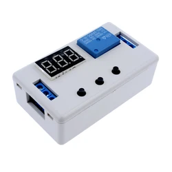 DC 12V 24V Time Delay Relay LED Digital Automation Timer Control Switch Timing Relay Module PLC Trigger Switch Three Button