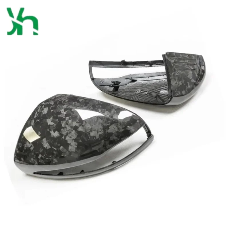 لمرسيدس بنز W222 W213 X205 W238 W205 C S GLC E AMG حافظة مرآة الباب غطاء مرآة من ألياف الكربون الجافة