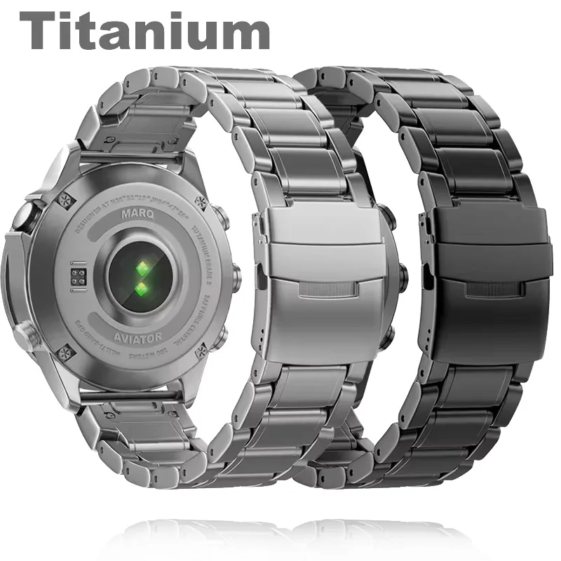 

Ремешок из титанового сплава для Garmin Aviator/Adventurer/Garmin Fenix 8/Tactix 47 мм 51 мм Сменный браслет Forerunner 970 965 570