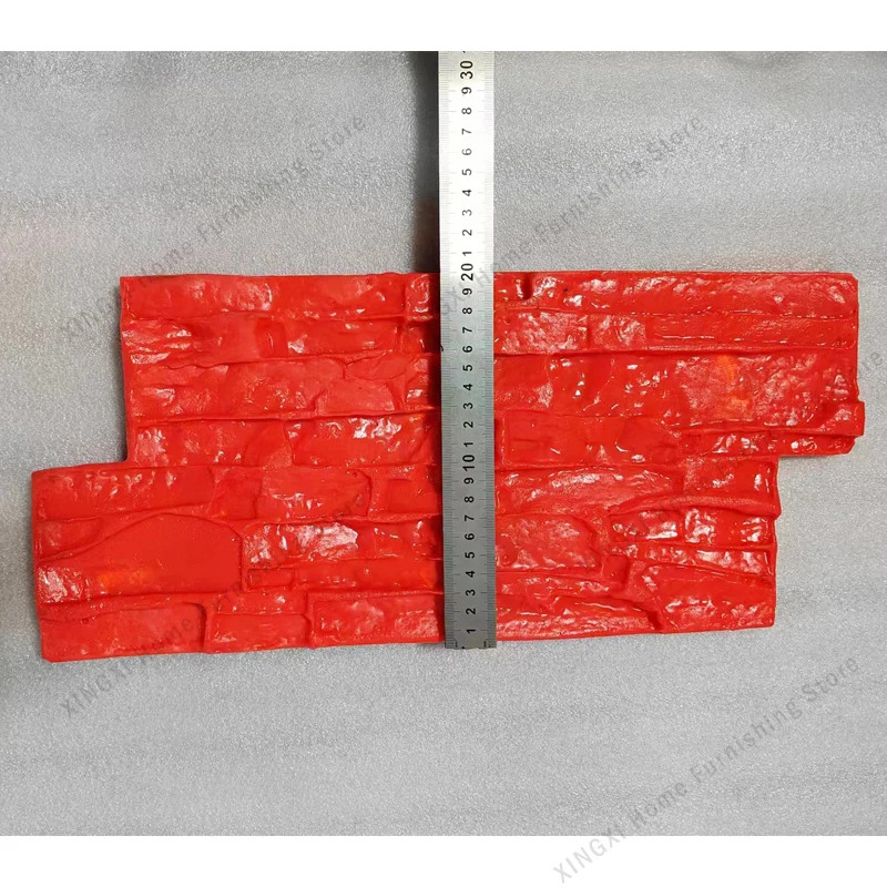 Polyurethane Molds For Concrete Garden House Decor Texture Wall Floors Mold Cement Plaster Stamps Model 45x20cm