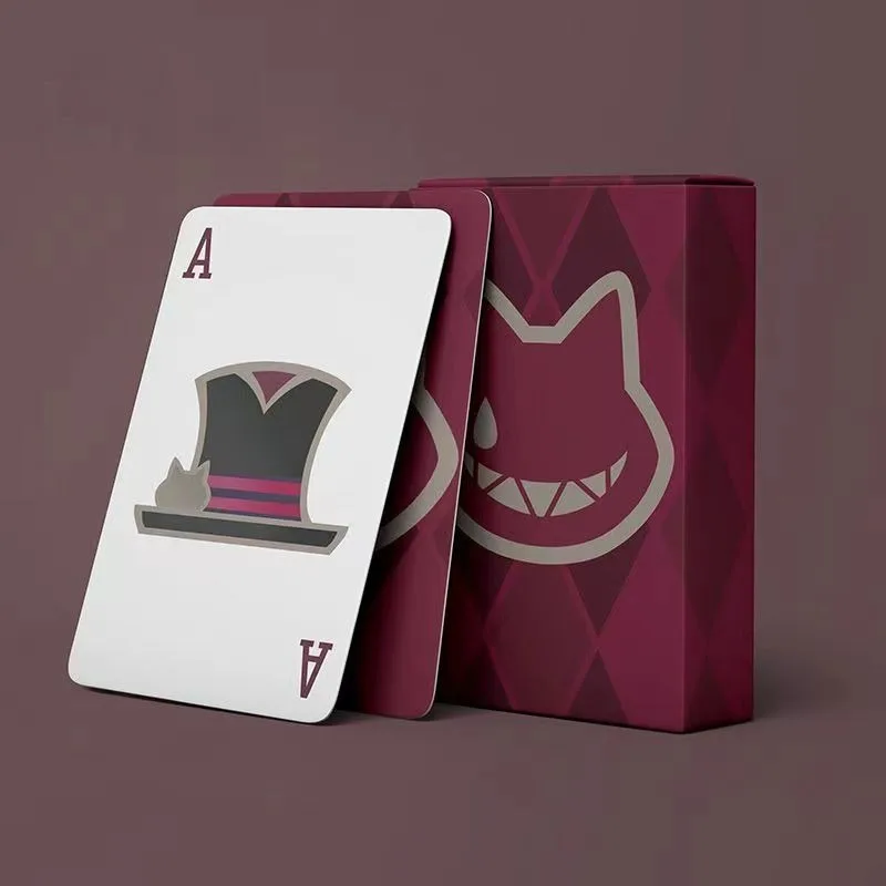 Yuan Shen juegos de cartas Fontaine naipes Cosplay Lyney Poker juguetes para parejas Hobby coleccionables amigo fiesta juego regalo