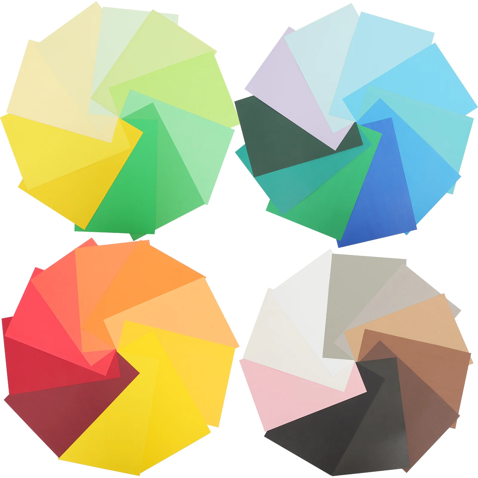 50 Sheets Blank Card Paper DIY Coloring Craft Paper for Kids Handicraft Making Drawing Writing Practice Art Projects Creative