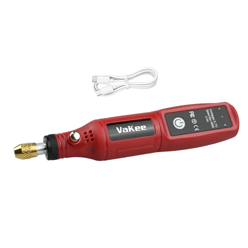 Vakee Elektrisches Rotationswerkzeug-Set, dreistufig einstellbar, für Heimwerkerarbeiten, Schleifen, Schneiden, Schmuckgravur und Polieren. – Detail 11