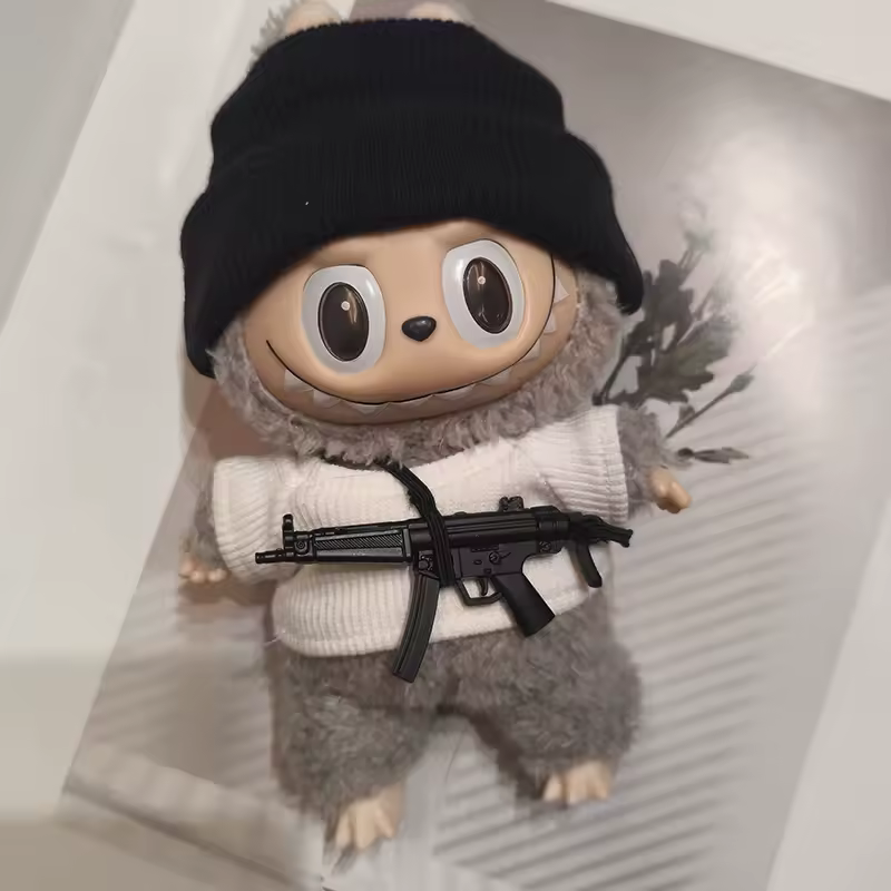 17cm Labubu Mexican Singer Printed Hoodie Set Labubu Weapon Accessories Custom Shoes Bag Hat Mini Scooter Cute Dress - AliExpress 