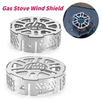 Outdoor Stove Windshield Portable Camping Stove Windproof Ring High-temperature Resistant Camping Picnic Cooking Supplies
