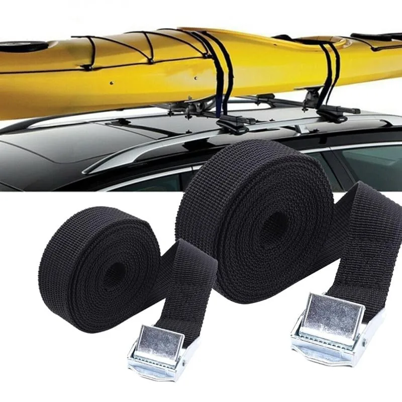 

1 Pieces 1M Buckle Tie-Down Belt Cargo Straps For Car Motorcycle Bike With Metal Buckle Tow Rope Strong Ratchet Belt for Luggage
