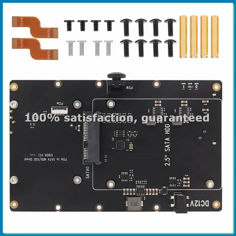 

X1008 PCIe-адаптер для 2,5-дюймовых HDD/SSD + 3,5-дюймовый HDD-адаптер для 5-A69M