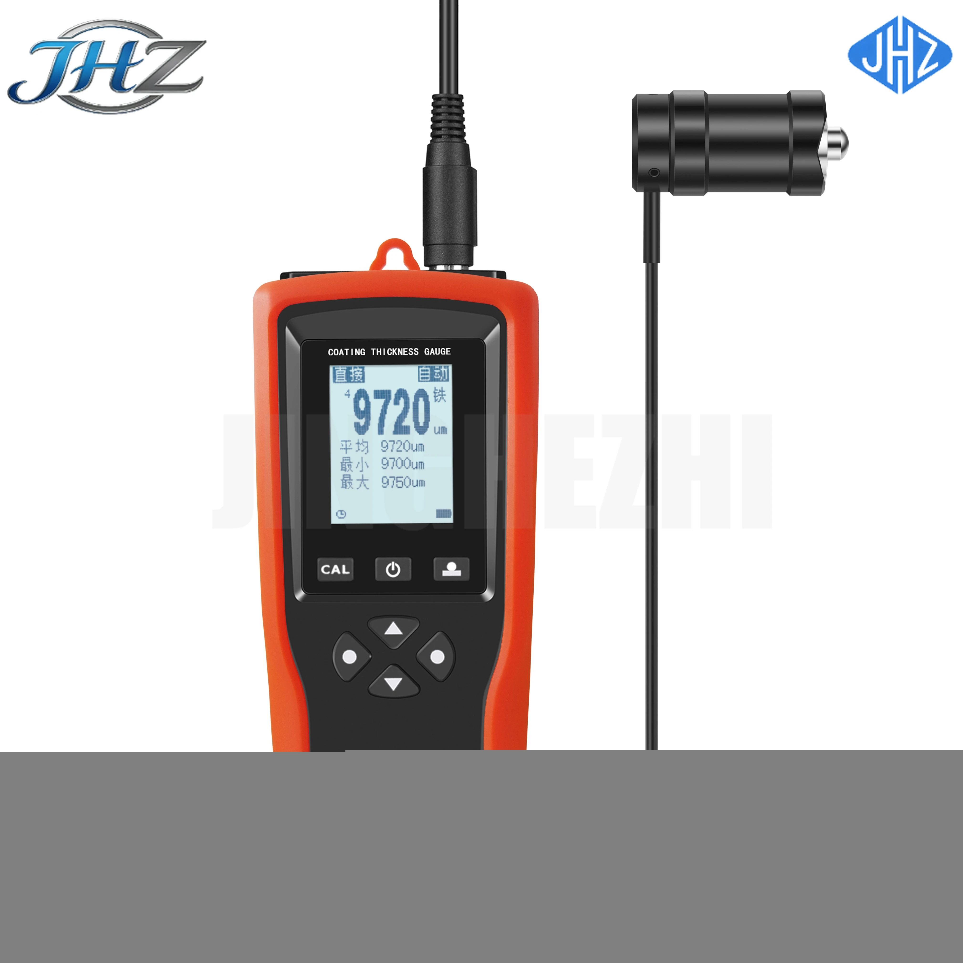 CHKJ-2025NEWEC-910 High Accuracy Coating Thickness Gauge with Separated Probe Scope of Measurement 0~10mm  (F10 Probe)