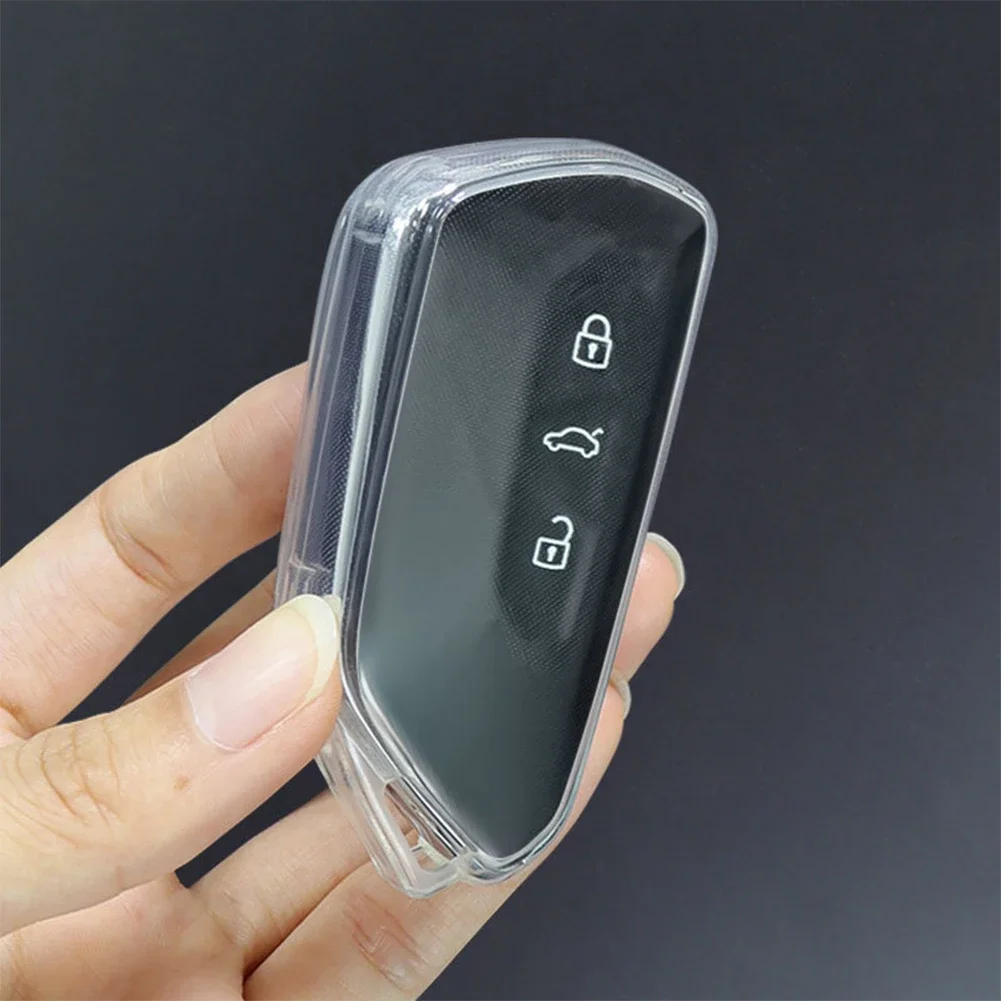 TPU Key Case Holder Cover For Seat Leon Cupra Formentor For VW Golf 8 For Skoda Octavia A8 MK4 MK8 GTI R Accessories Shell