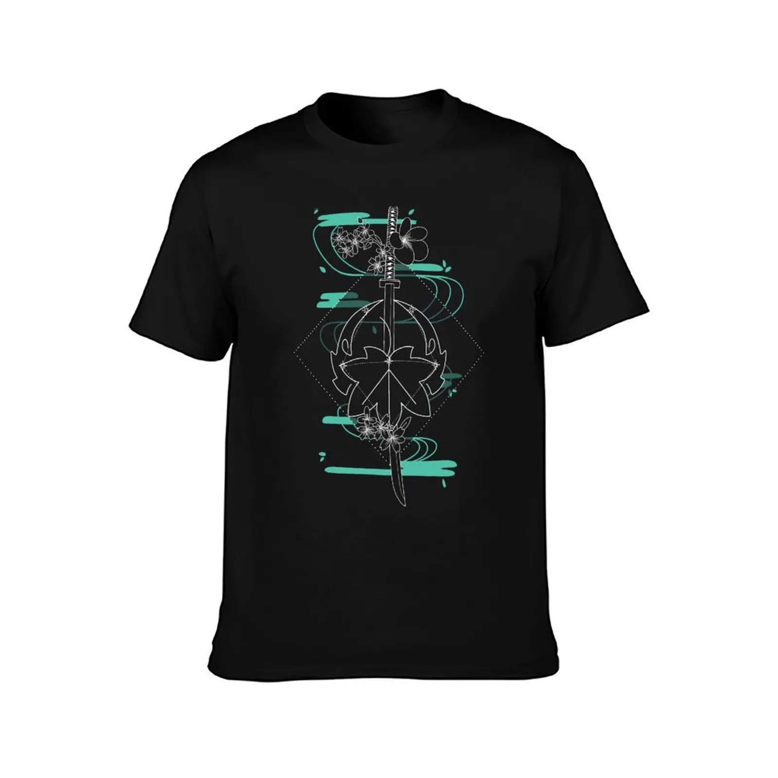 Kaedehara Kazuha Constellation Design White T-Shirt Stylish Print Short Sleeve Tee T-Shirt