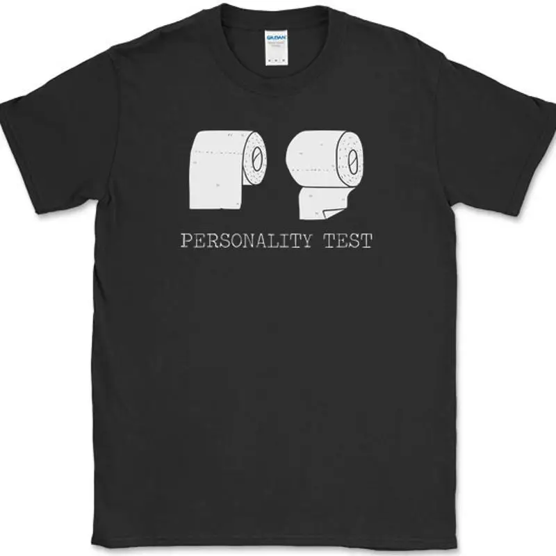 

Personality Test T-Shirt Funny OCD Marriage Roommate Humor Novelty Cotton Tee