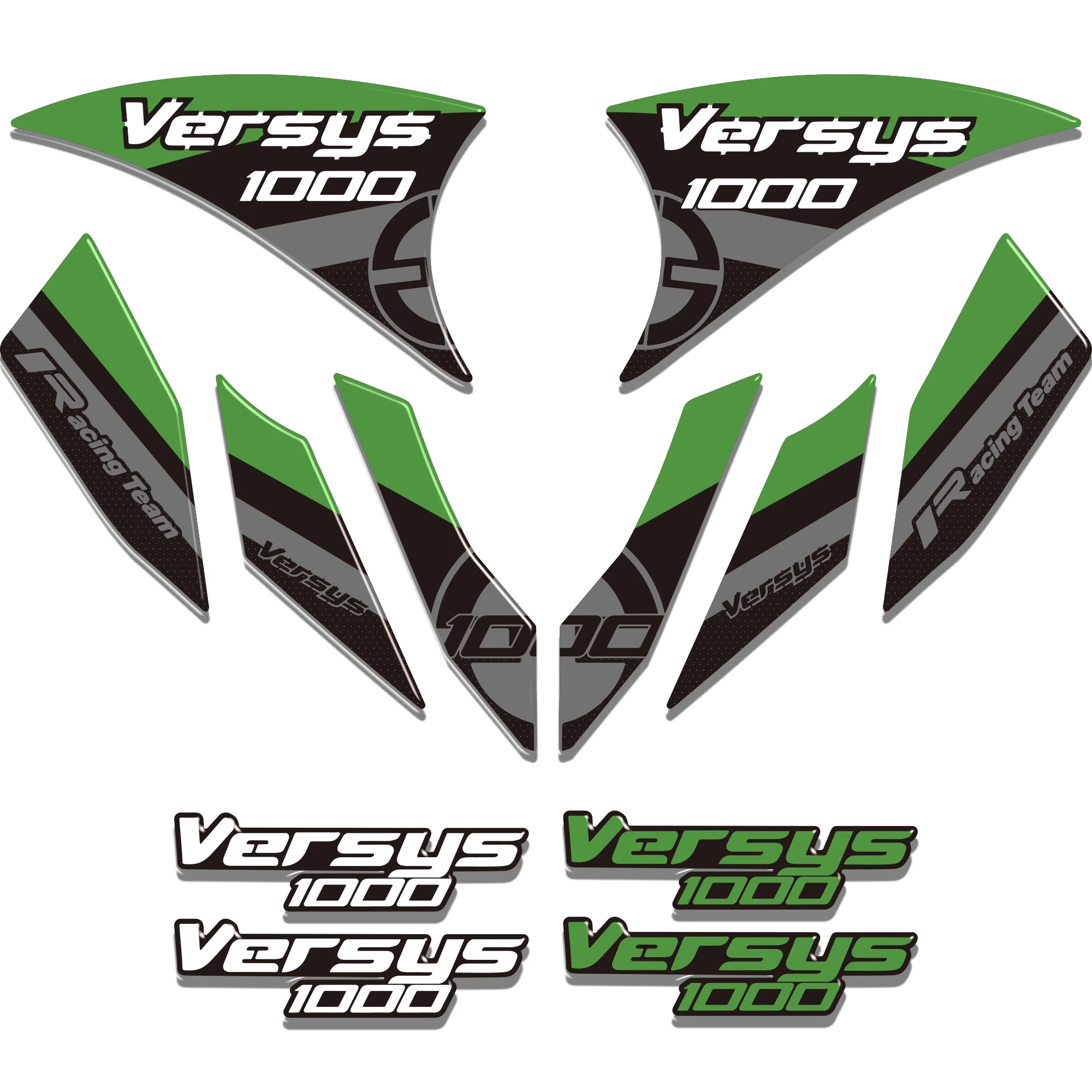 Motorcycle accessories 3D protection Motorcycle stickers packs Compatible with kawasaki versys 1000