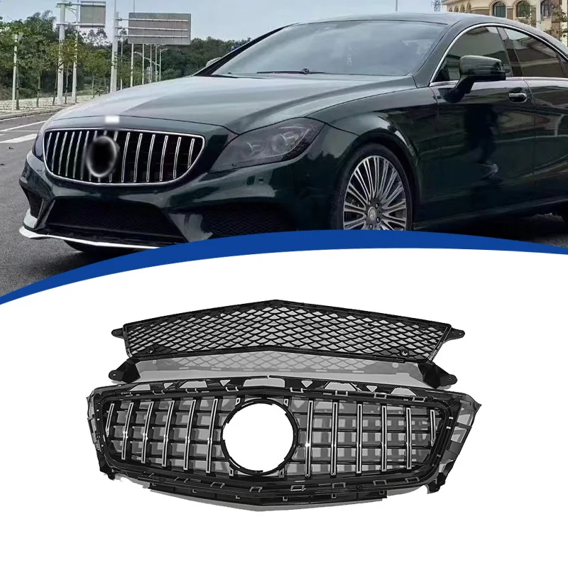 Fit for 2012-2014 CLS W218 genuine CLS63 modified GT vertical terms grille