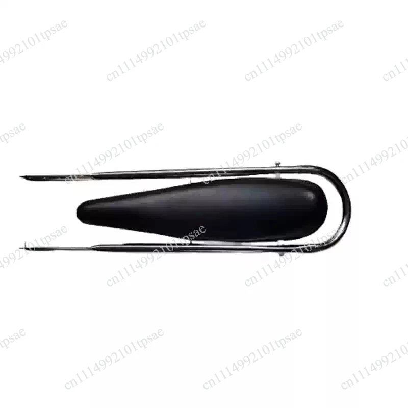 Extended wide soft style bicycle saddle cushion boat shaped comfortable seat, suitable for changing parts of beach bicycles