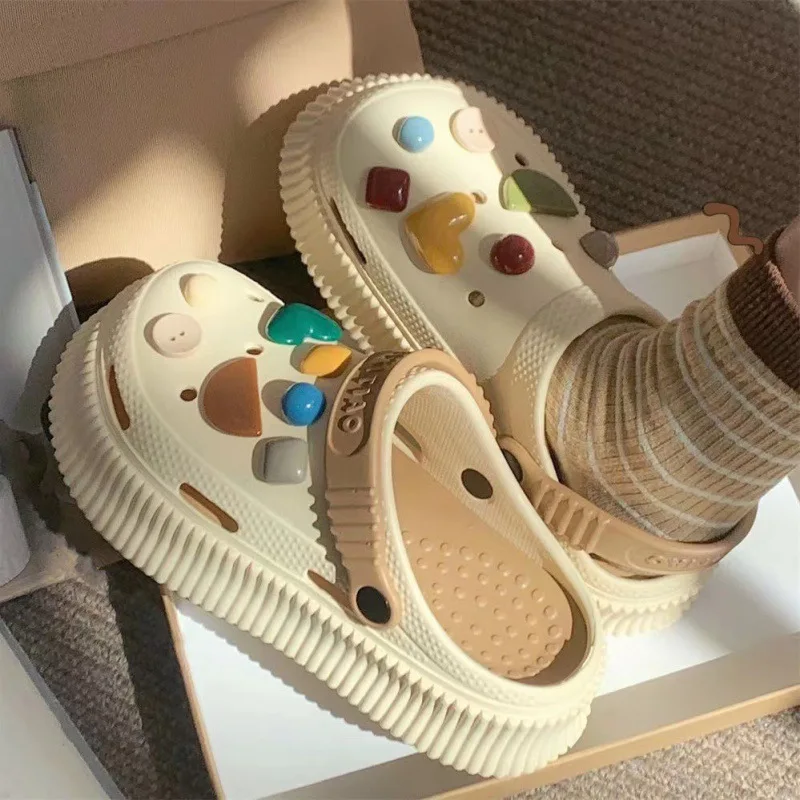 Soft Soled Oversized Pattern Daily Wear Outdoor Leisure Women Sandals