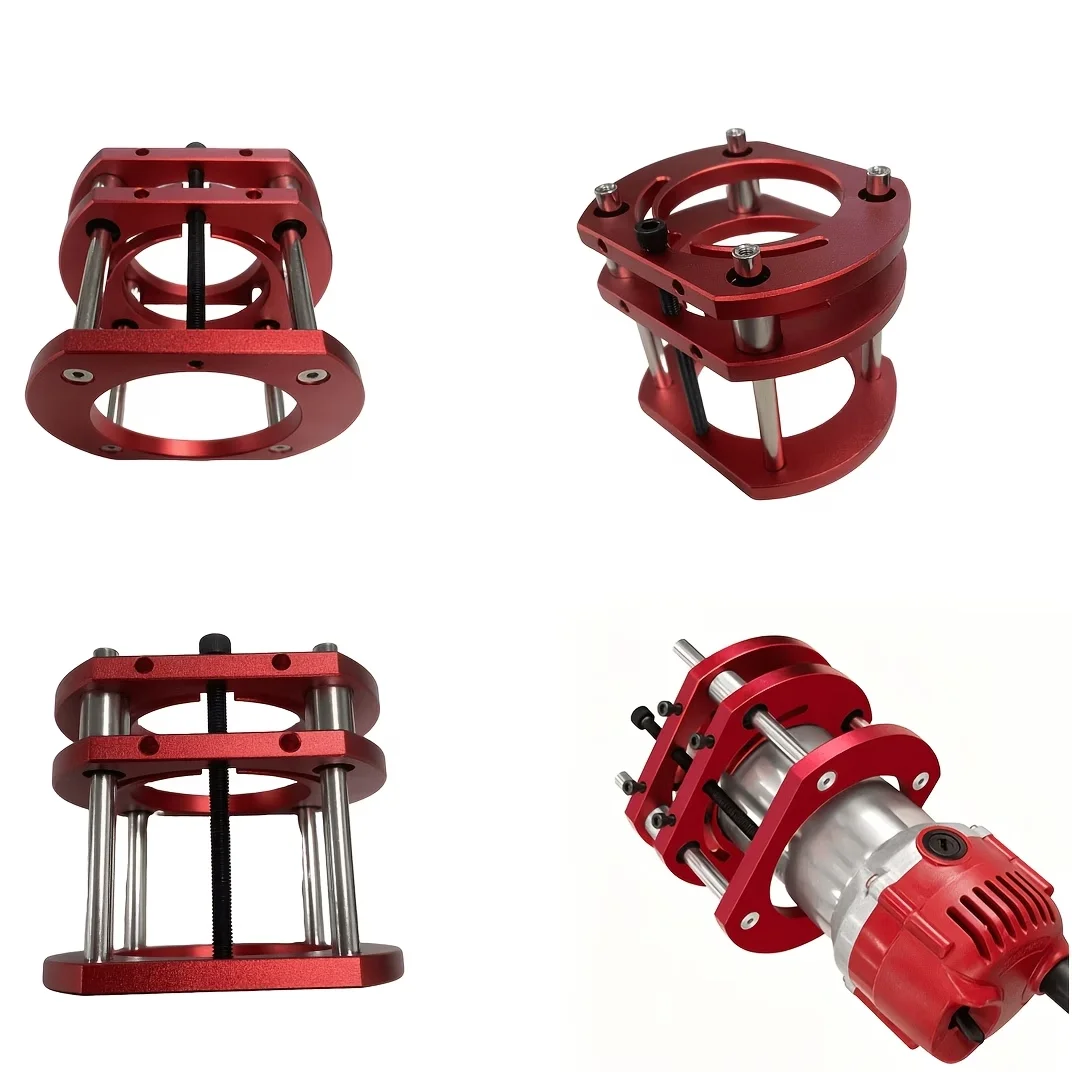 Inverted lifting Base, Hand-Crank lifting Base,lifting Height: 51 mm, Clamping Diameter: 64–65 mm,Sturdy Construction, Durable