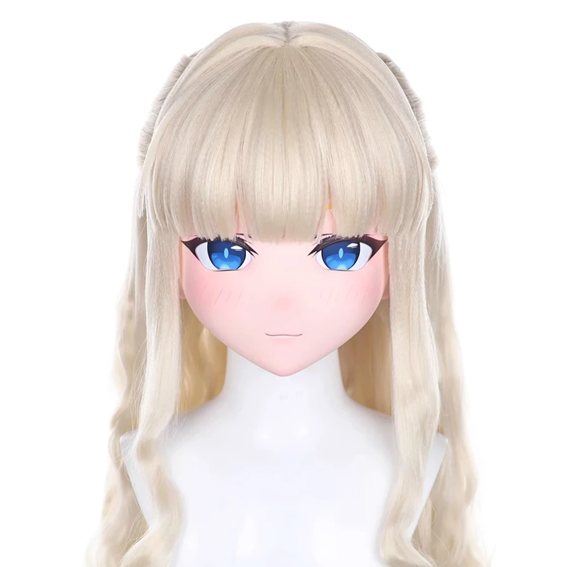 手作りカスタマイズフルヘッドバンドロック人形漫画のキャラクターキグコスプレ着ぐるみマスク樹脂日本アニメ着ぐるみマスク