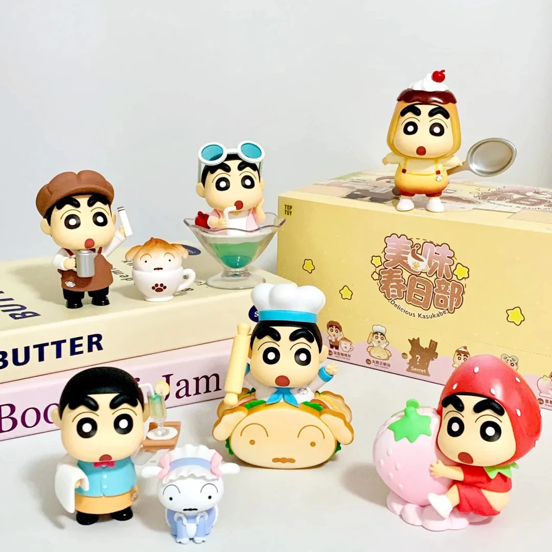 

Toptoy Crayon Shin-Chan Delicious Kasugabe слепая коробка мини-коллекционные игрушки ручной работы декор для рабочего стола модный подарок милая игровая фигурка