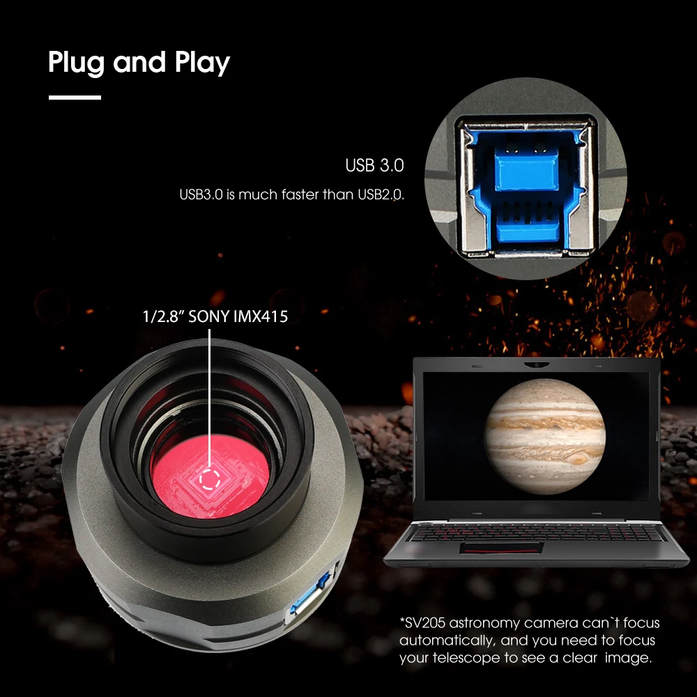 Svbony SV205/SV105 Planetary Camera Electronic Telescope Eyepiece