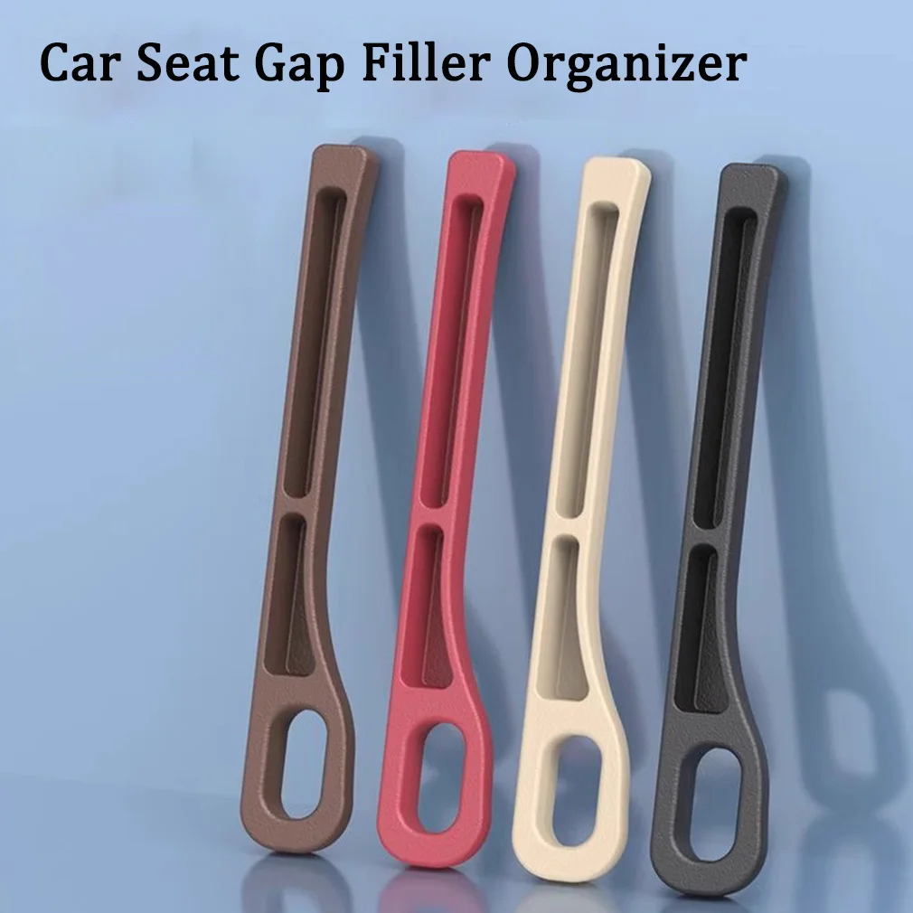1 Pair Waterproof Car Seat Gap Plug Strip Car Seat Gap Filler Organizer with 2Grooves Seat Gap Storage Auto Interior Accessories view 6