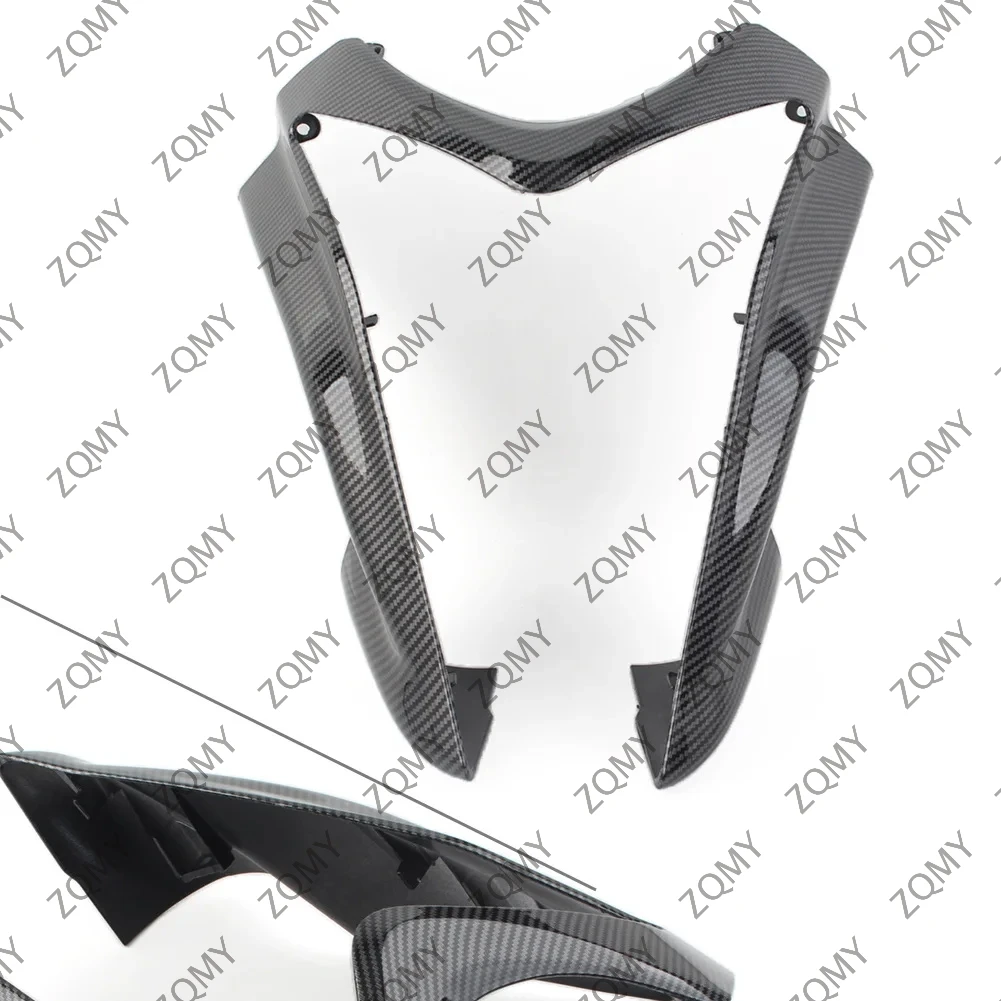 

Carbon fiber Motorcycle Front Upper Fairing Headlight Cowl Nose For Kawasaki ER-6N ER6N 2009-2011 2010