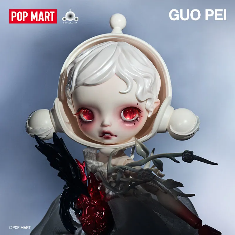 

Official Genuine POP MART SKULLPANDA × GUO PEI 1/6 Mobile Doll Handmade Room Decoration Collectibles Girls' Festival Gifts