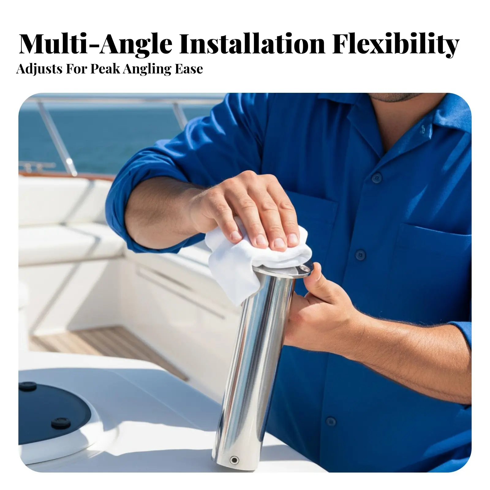 

Держатель для удочки из нержавеющей стали, крепление для рыбалки на лодке, водостойкая фурнитура для яхт