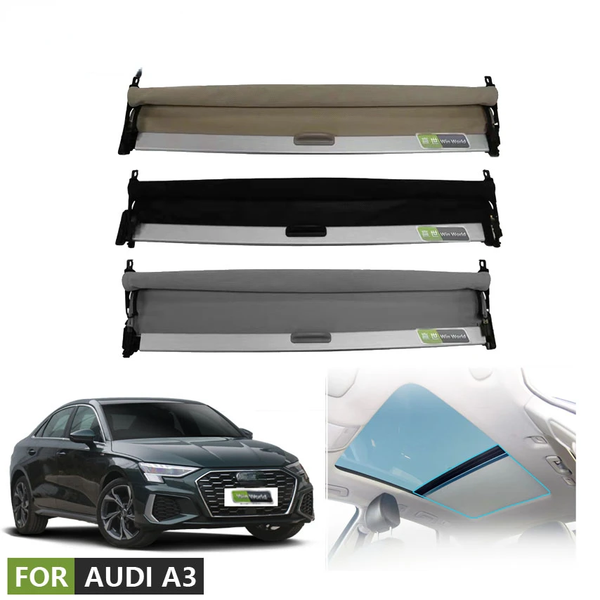 Auto Sunroof Roller Shutter Assembly Car Sunroof Assembly Parts Fit For Audi A3 Sunroof Curtain Trim